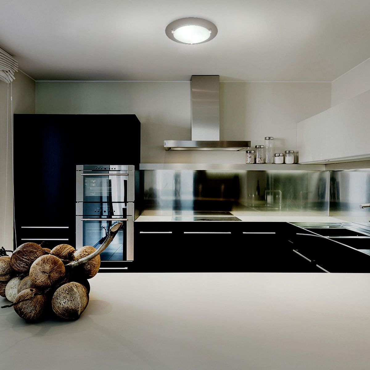 Tecnolite - Plafón Foril madera S/L 100-240V E27