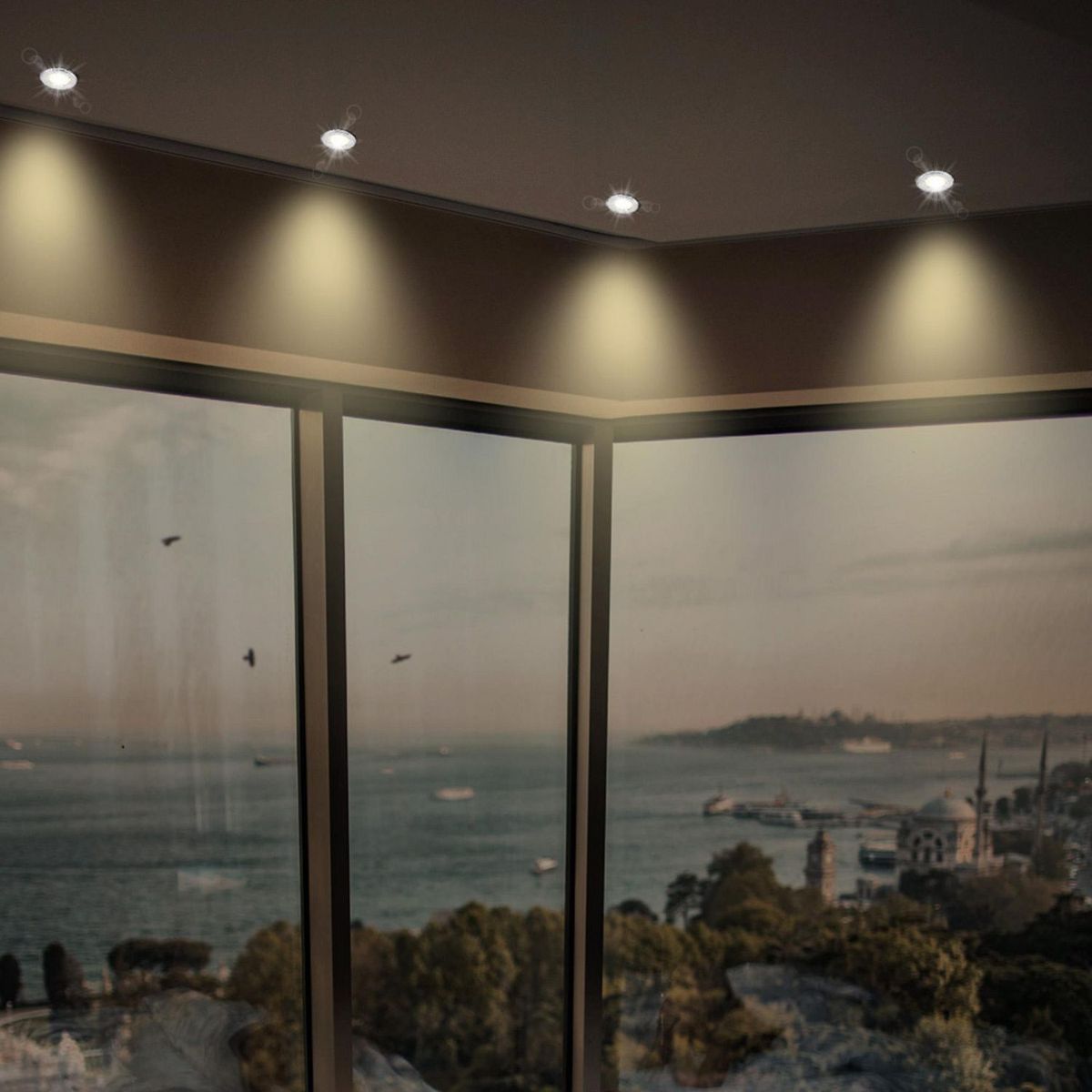 Tecnolite - Empotrable Alezio cromo S/L 100-240V GX5.3