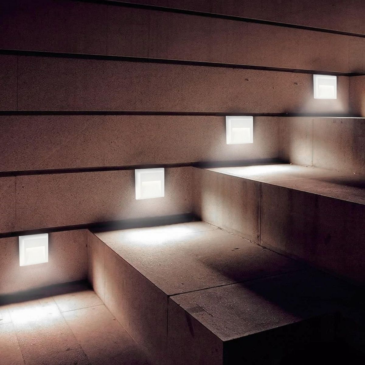 Tecnolite - Empotrable Anshan I blanco led 100-127V neutra