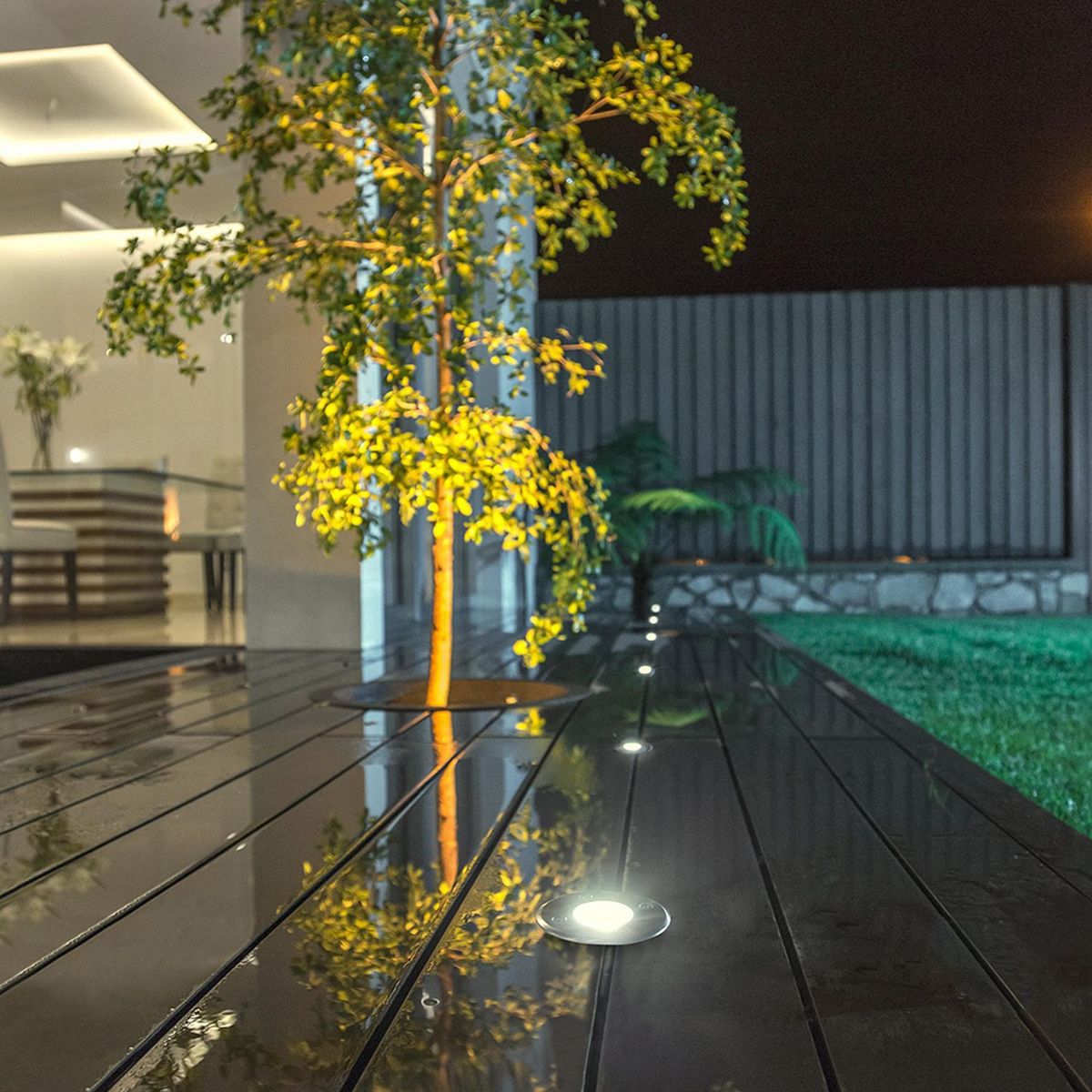 Tecnolite - Empotrable Auckland satín led 100-240V cálida