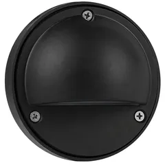 Empotrable Caspe I negro led 100-240V cálida