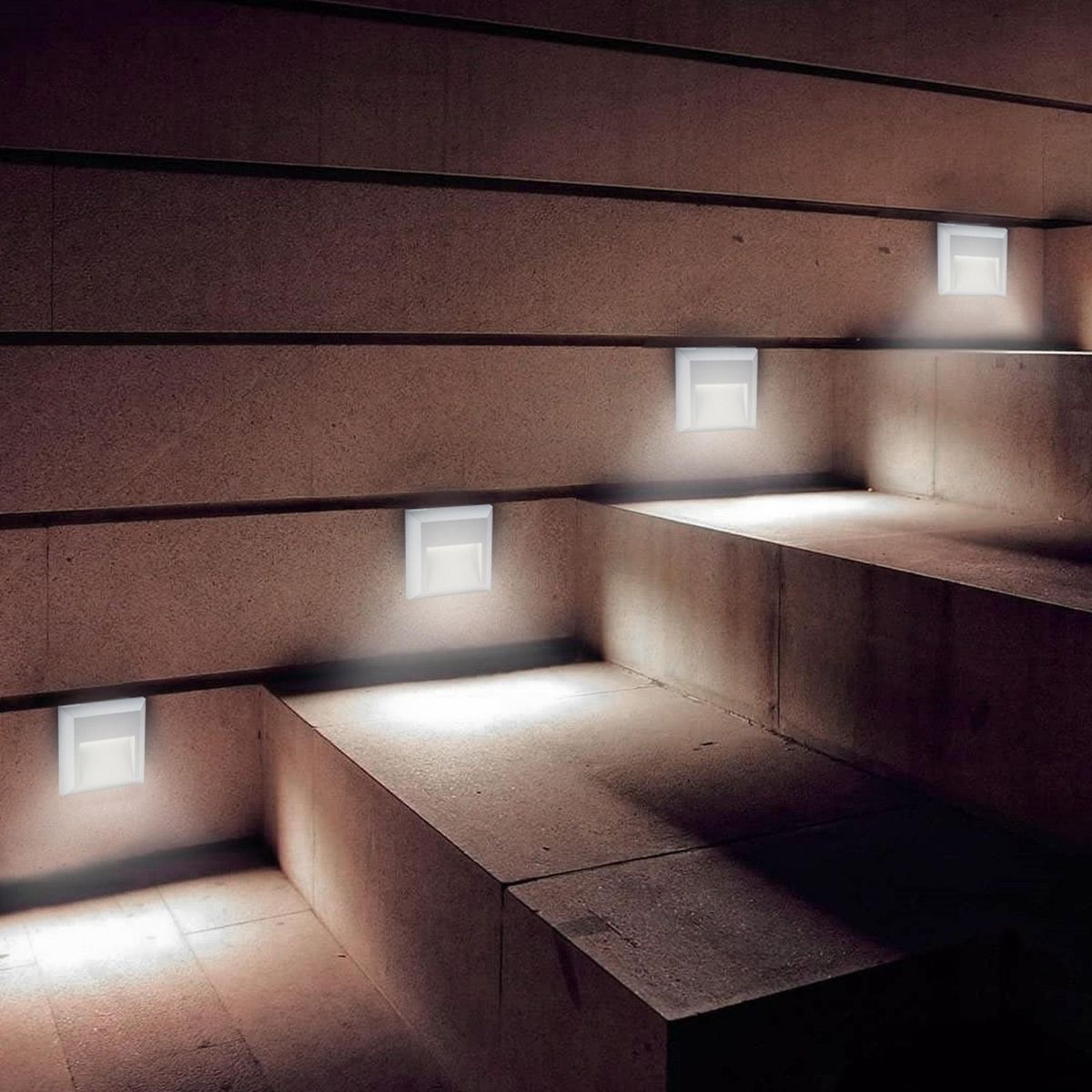 Tecnolite - Empotrable Anshan I gris led 100-127V neutra