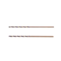 2 brocas hss óxido negro 1/16 pulg