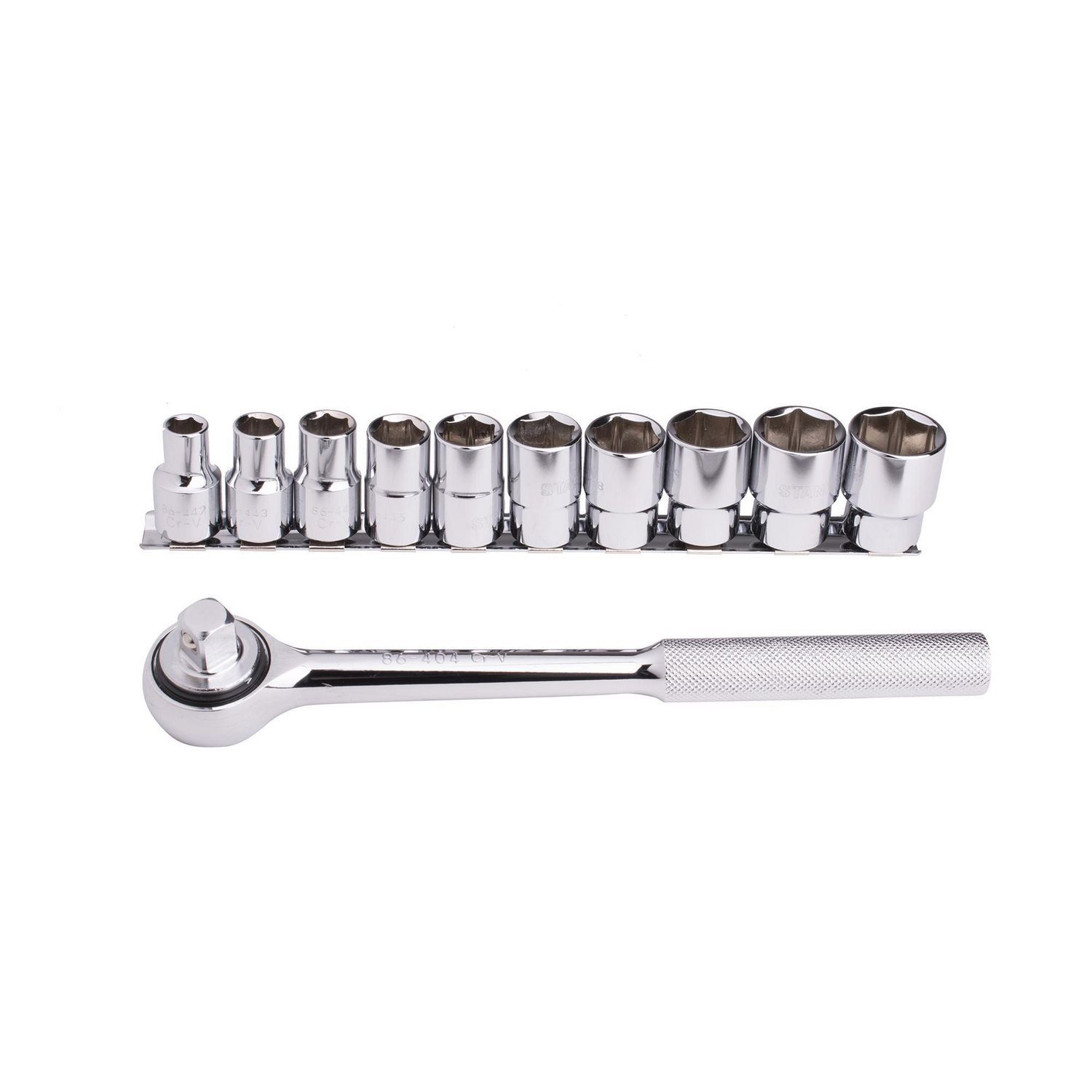 Stanley - Juego de dados 1/2" 11 pz sae