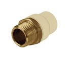 Adaptador Macho CPVC de 1/2" Rosca Metalica para Uso de Conduccion de Agua Caliente y Fria