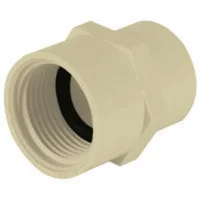 Adaptador Hembra CPVC de 1/2" para Uso de Conduccion de Agua Caliente y Fria