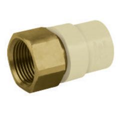 Adaptador Hembra CPVC de 3/4" Rosca Metalica para Uso de Agua Caliente y Fria