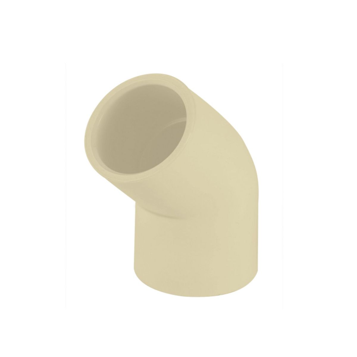 Codo 45° CPVC de 3/4" para Uso de Agua Caliente y Fria, marca Iusa - Foto Principal