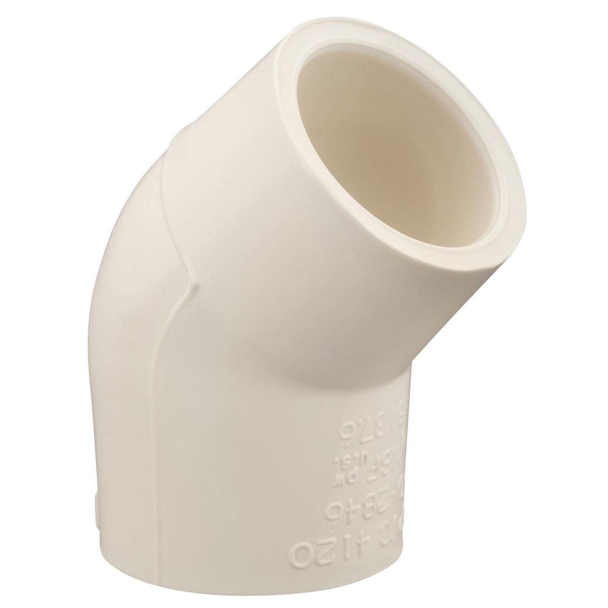Codo 45° CPVC de 3/4" para Uso de Agua Caliente y Fria, marca Iusa - Foto 2