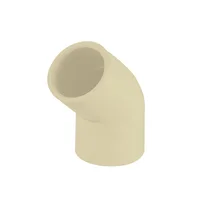 Codo de 45° CPVC de 1/2" para Uso de Conduccion de Agua Caliente y Fria