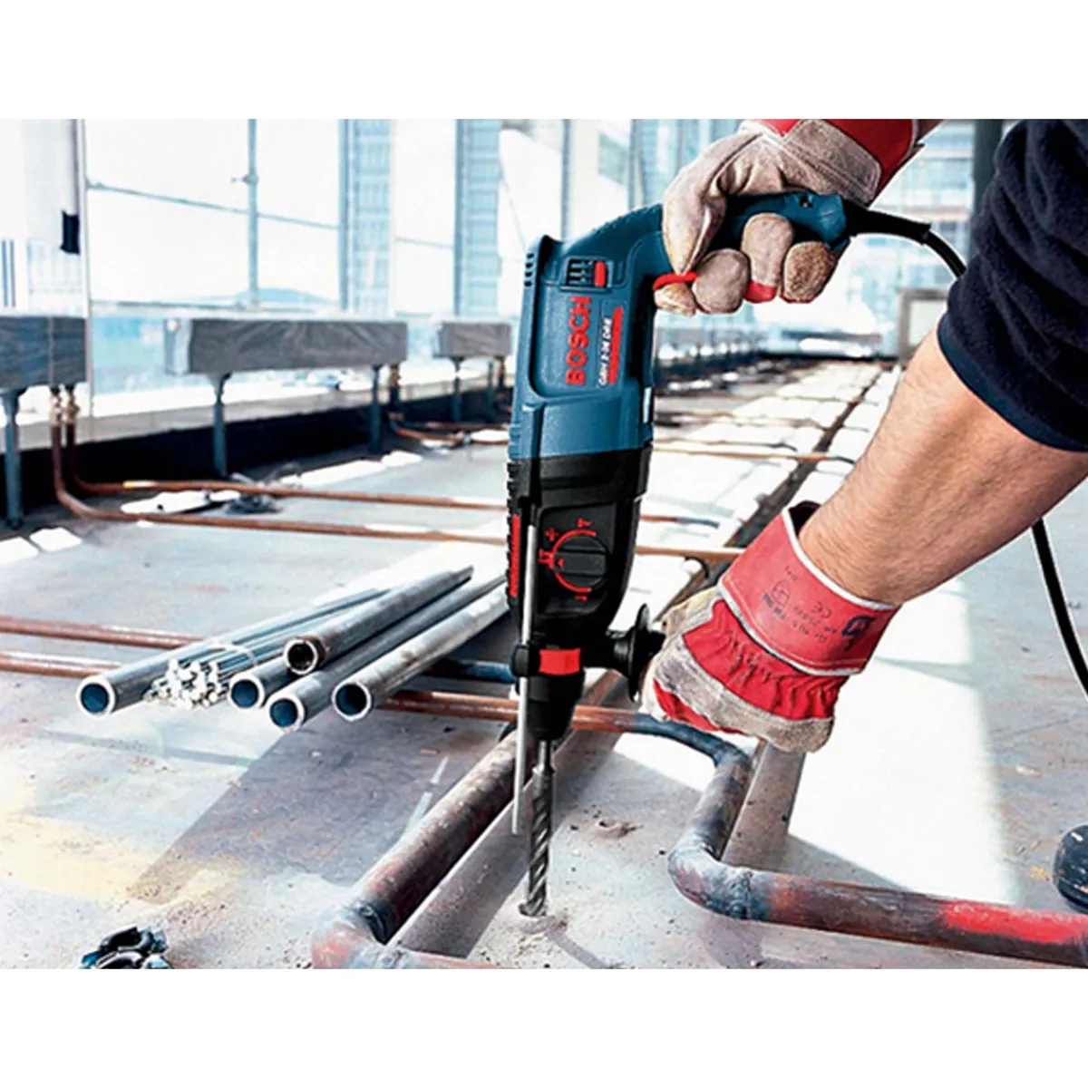 Bosch - Rotomartillo SDS Plus 3 Joules 800 W, Industrial, Bosch