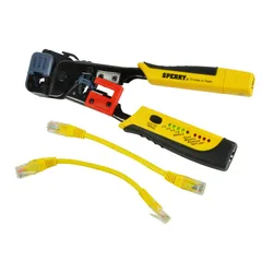 Pinza crimpeadora y probador RJ45