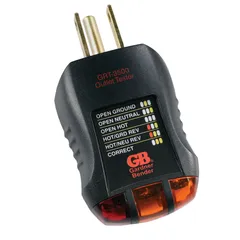 Probador de Receptáculo / Analizador de Circuito / Comprobador de GFCI