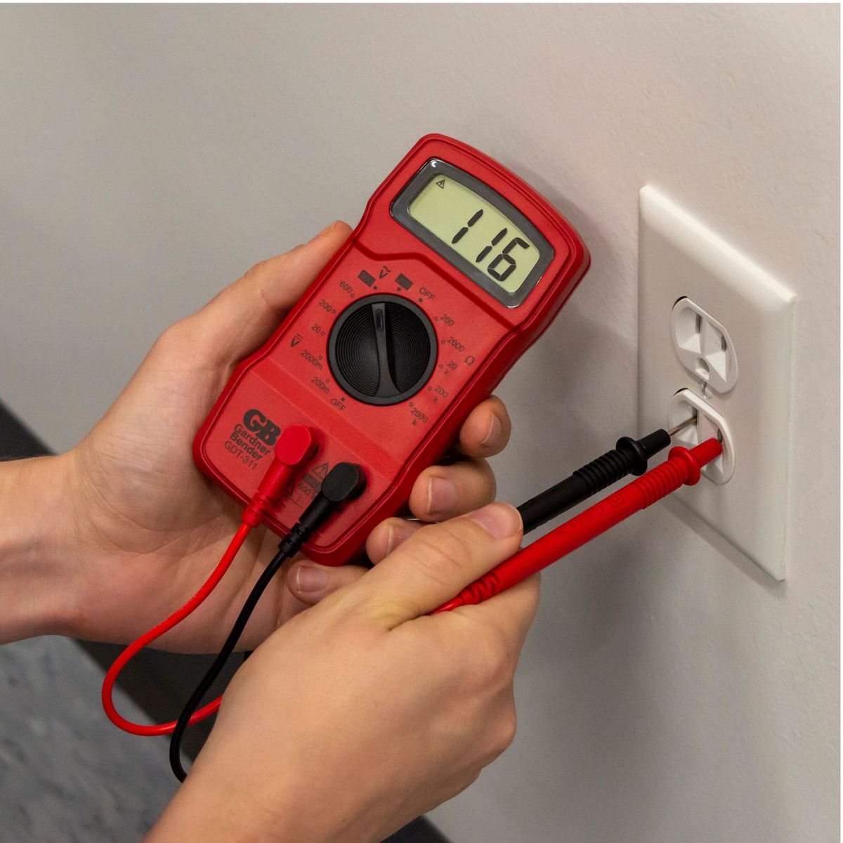 Gardner Bender - Multímetro Digital Rango Manual 3 Funciones