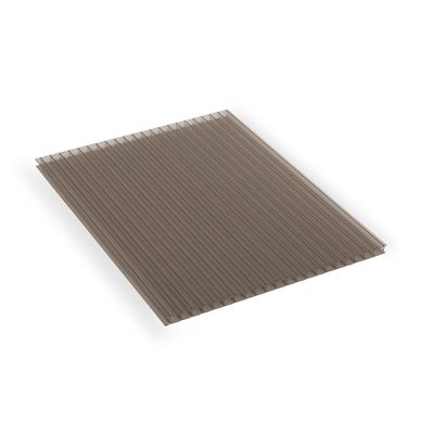 Lmina de Policarbonato Alveolar Sunlite Bronce 6 mm x 1.83 x 6.10 cm
