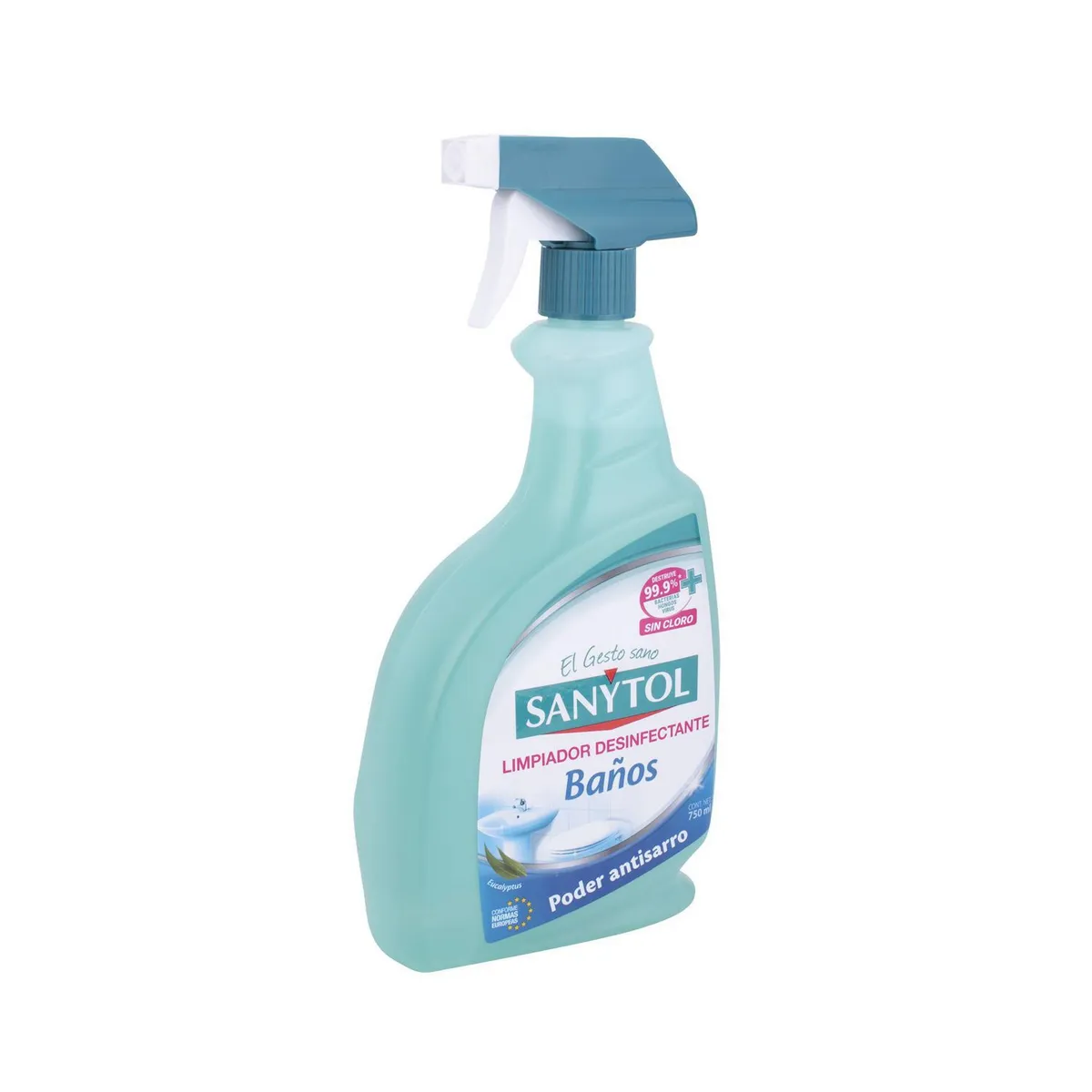 Sanytol - Pistola desinfectante/desengrasante baños 750 ml