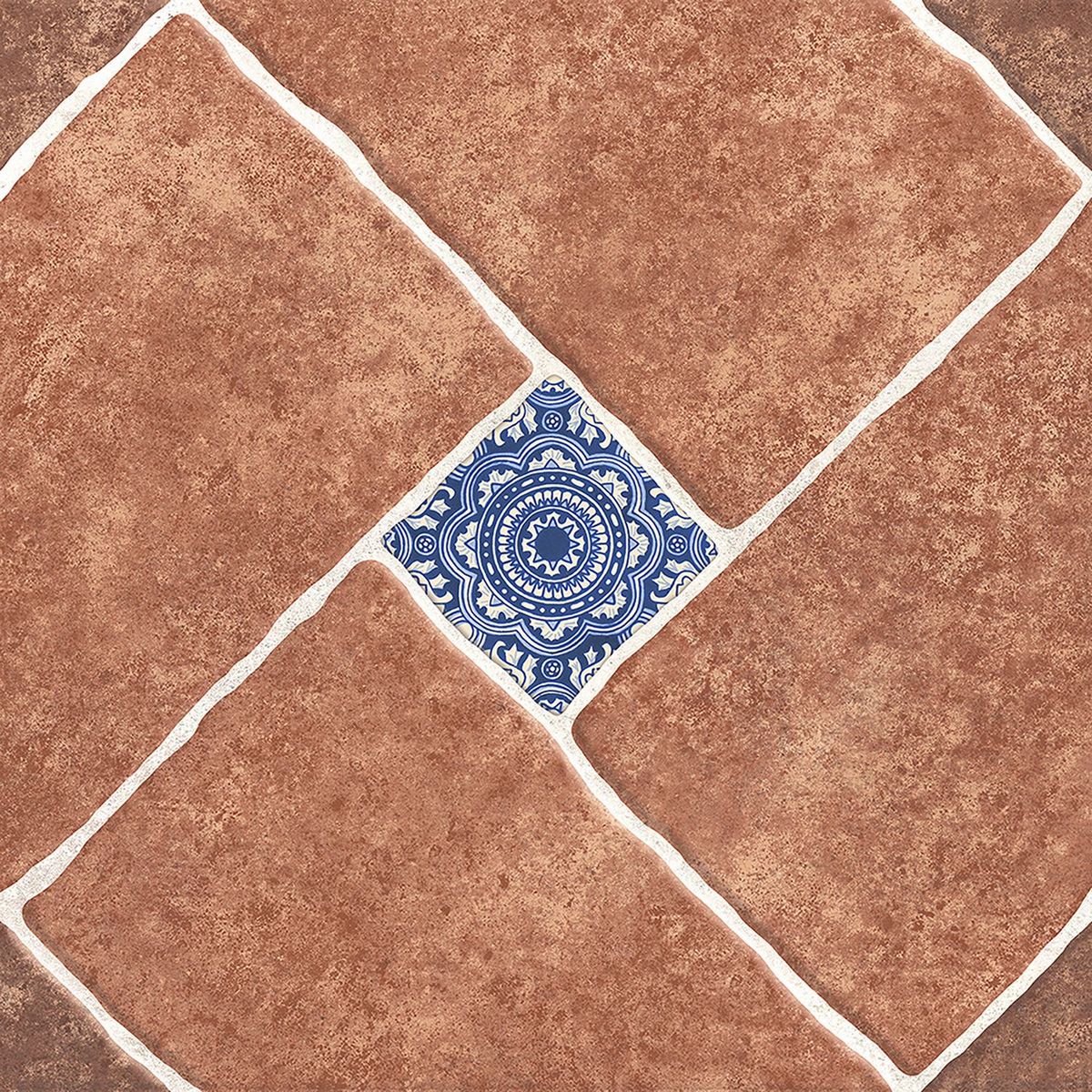 Nitropiso - Piso Cerámico Tikal Rojo 44X44 1.74