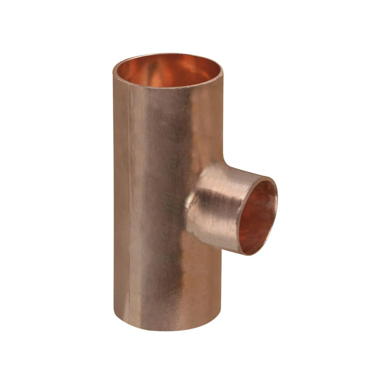 Tee Reducida 3/4 X 3/4 X 1/2" Cobre, marca Iusa - Foto 2