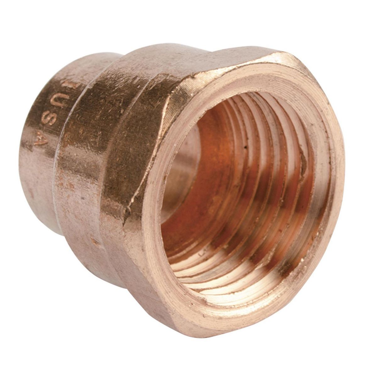 Iusa - Conector Rosca Interior 1" Cobre
