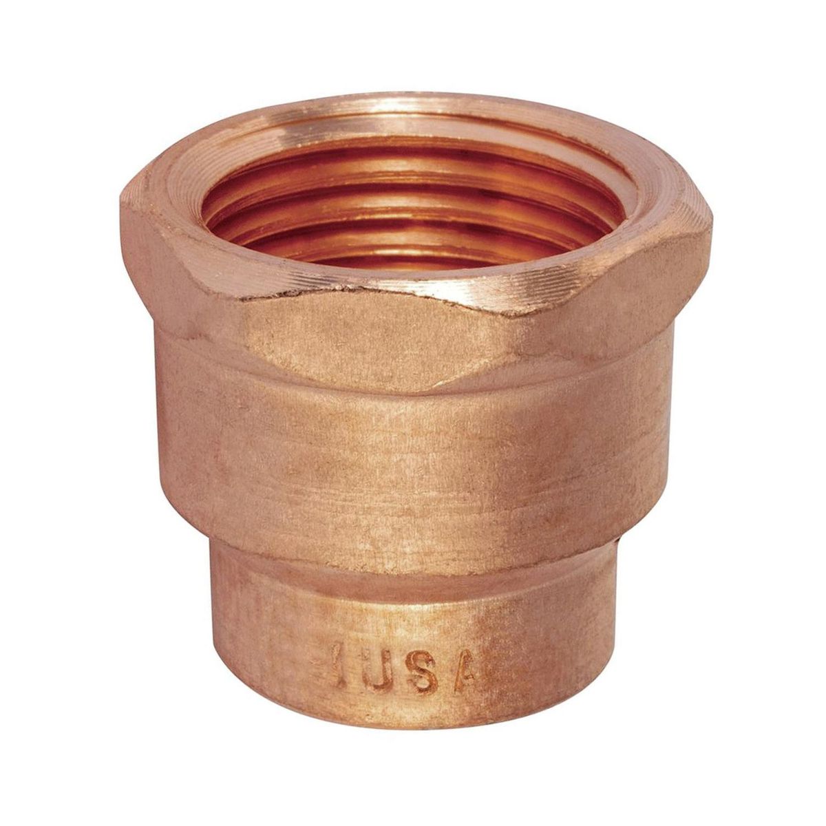 Iusa - Conector Rosca Interior 1" Cobre
