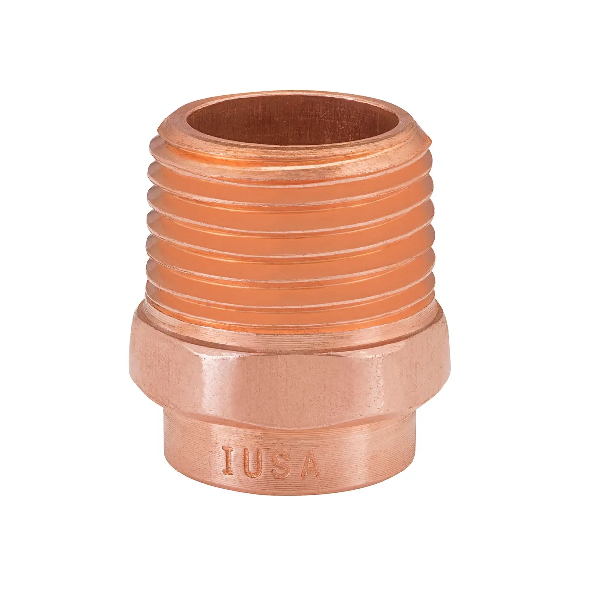 Iusa - Conector Rosca Exterior 1" Cobre