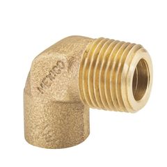 Codo Rosca Exterior 1/2" Cobre