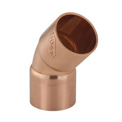 Codo 45° 1/2" Cobre