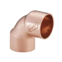 Codo 90° 1" cobre