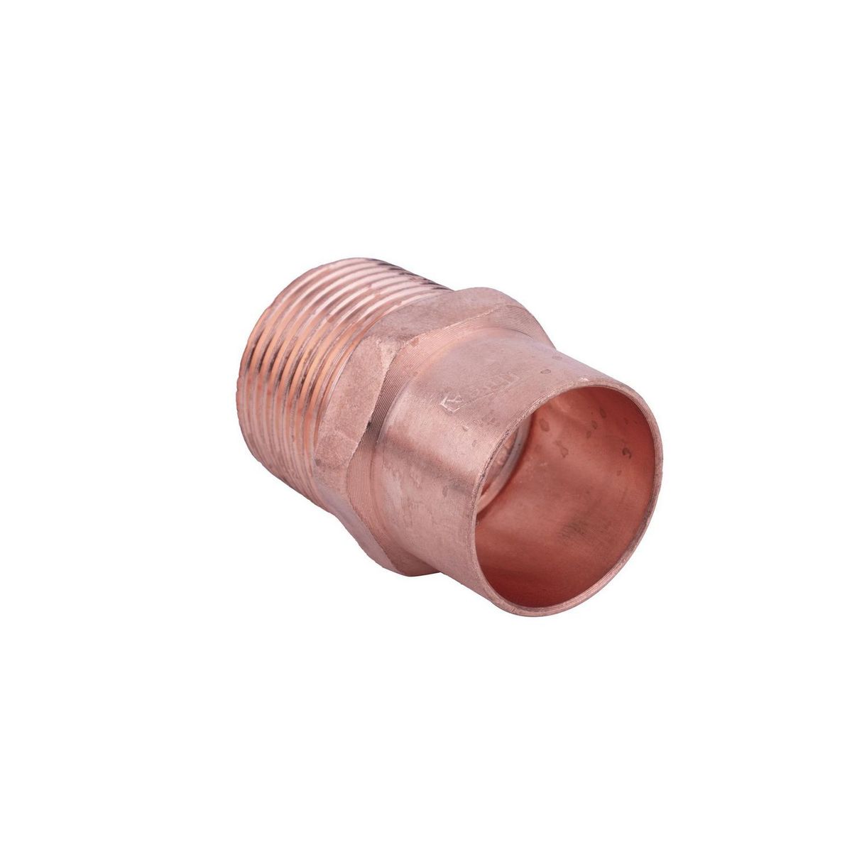 Conector rosca exterior 3/4 cobre, marca Iusa - Foto 2