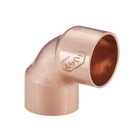 Codo 90° 1/2" Cobre