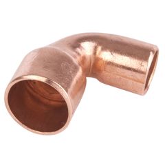 Codo 90° reducido 1"x3/4" cobre