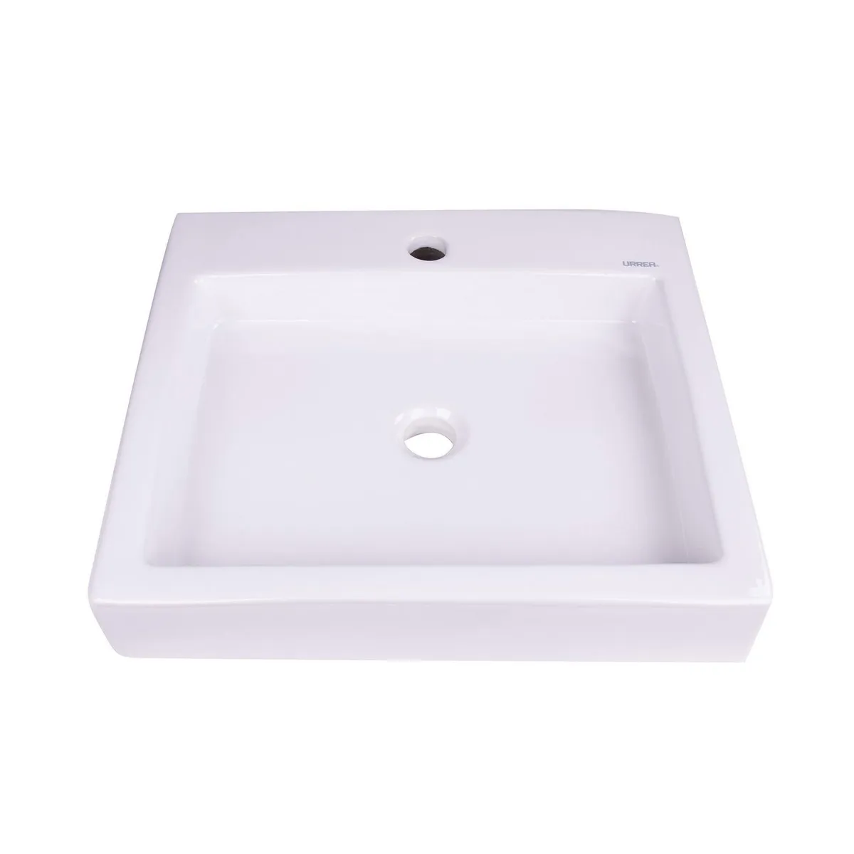 Urrea - Lavabo kub blanco ceramica
