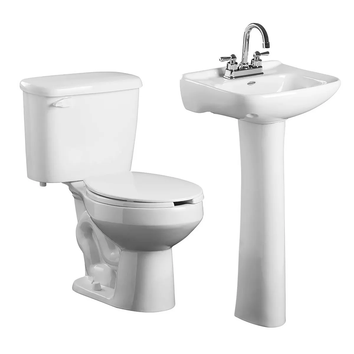 Orion - Sanitario con lavabo pedestal Cosmos II blanco