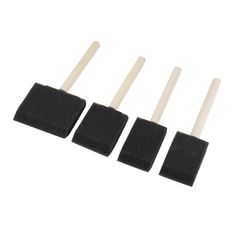 Set de brochas de esponja 4 piezas