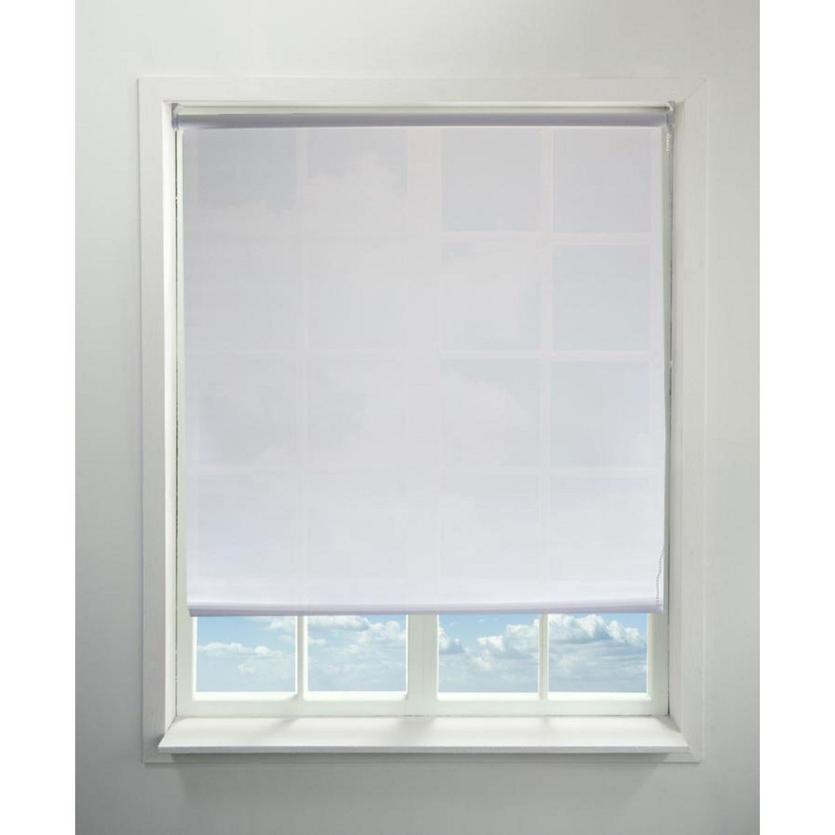 Deco Persiana - Persiana enrollable traslúcida blanca 150x180 cm