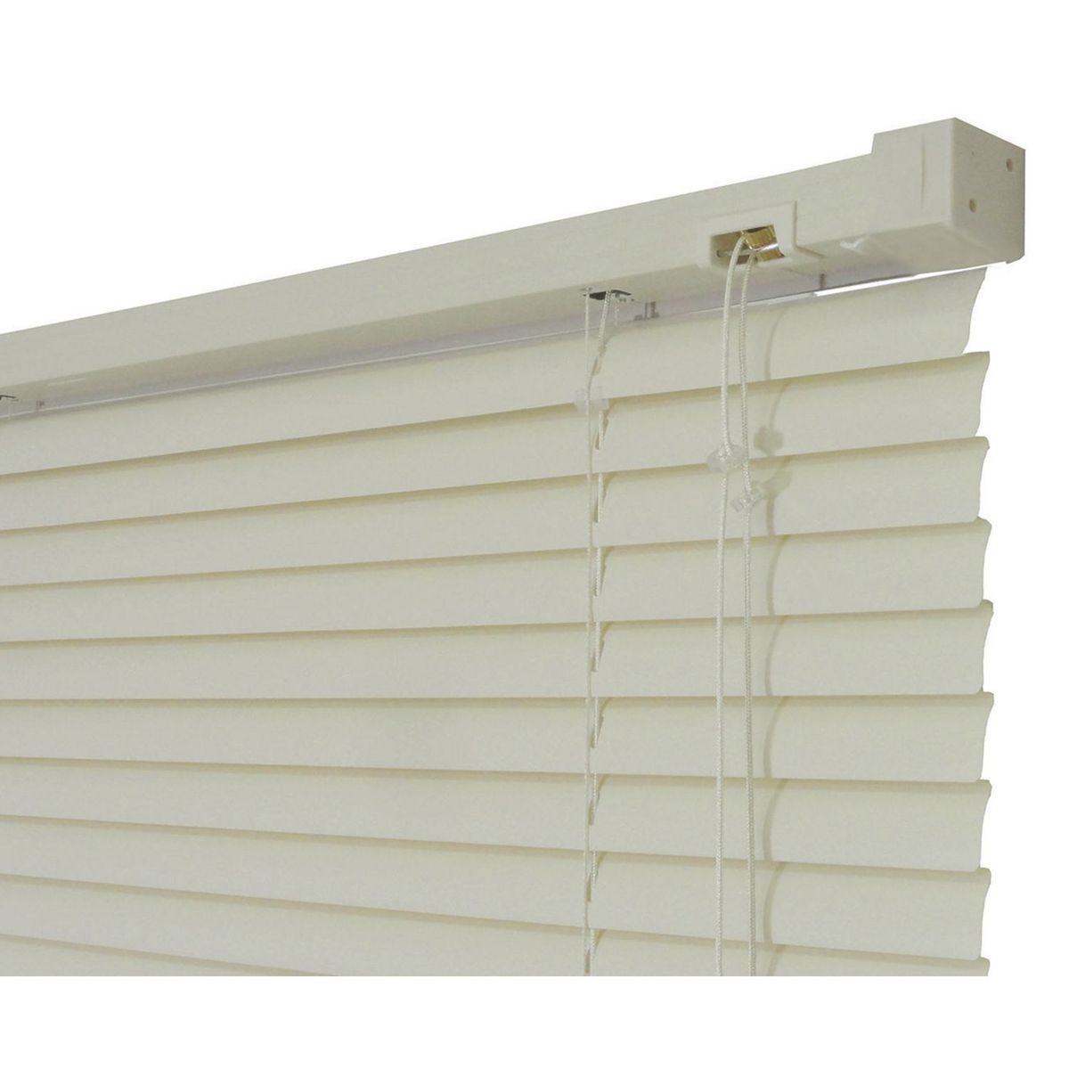 Deco Persiana - Persiana horizontal de PVC marfil 150x160 cm