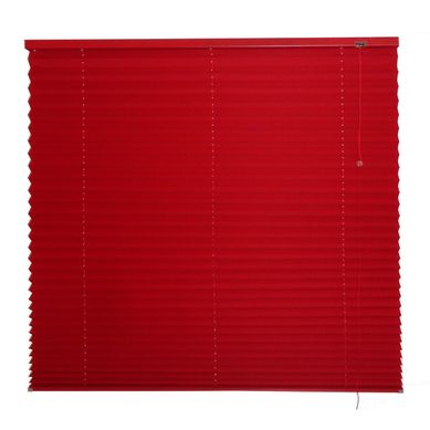 Persiana plisada tela roja 100x120 cm