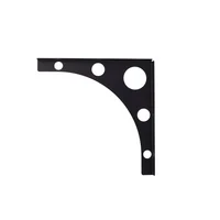 Soporte Mondrian negro 25 cm