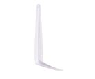 Soporte en escuadra blanco 25 x 30 cm