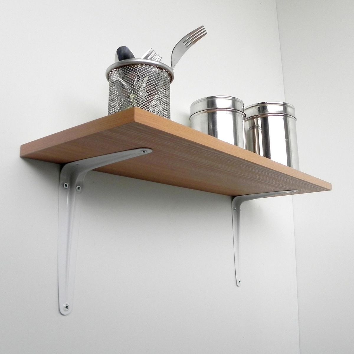 Soporte en escuadra blanco 25 x 30 cm, marca Ducasse - Foto 2
