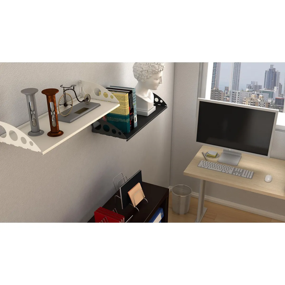 Ducasse - Kit repisa click blanco