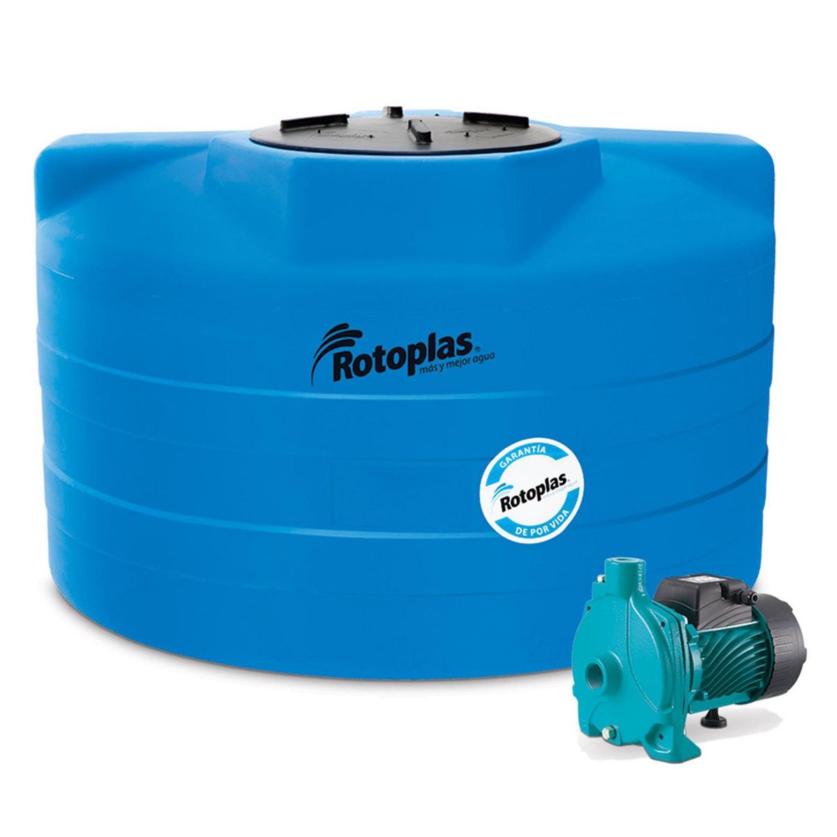 Cisterna 1200 Litros NM C/Bomba, marca Rotoplas - Foto Principal