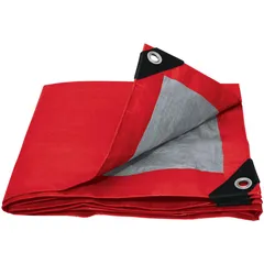 Lona polietileno 4 x 6 m roja