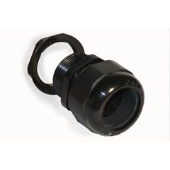 Conector glándula nylon negro cuerda 1"