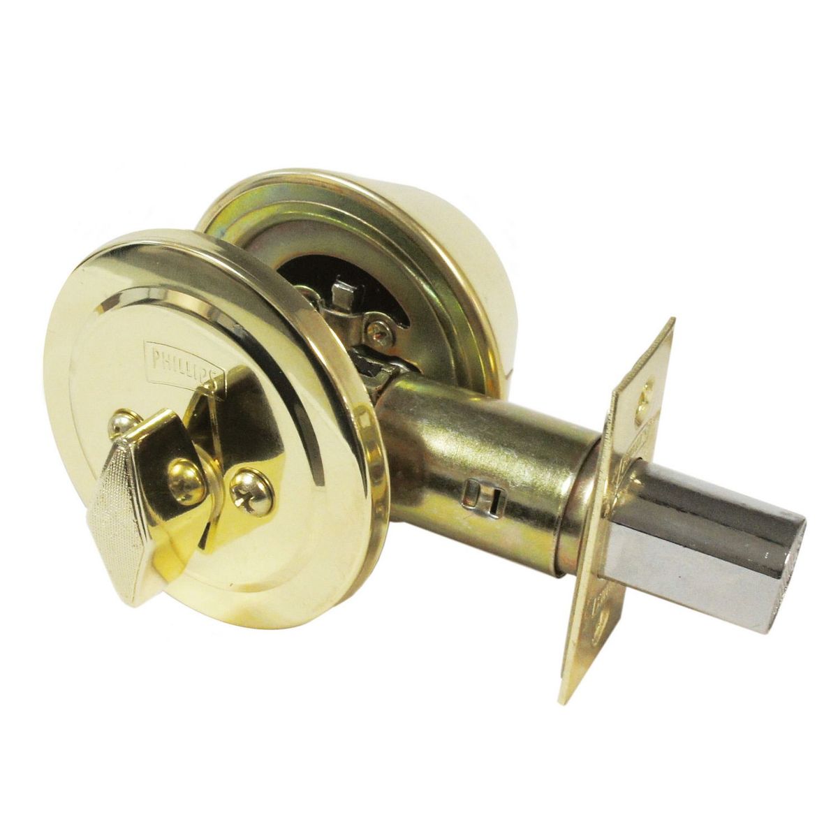 Philips - Cerrojo Llave Mariposa Latón Brillante