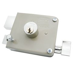 Cerradura de Sobreponer Clásica 715 Izq. Beige