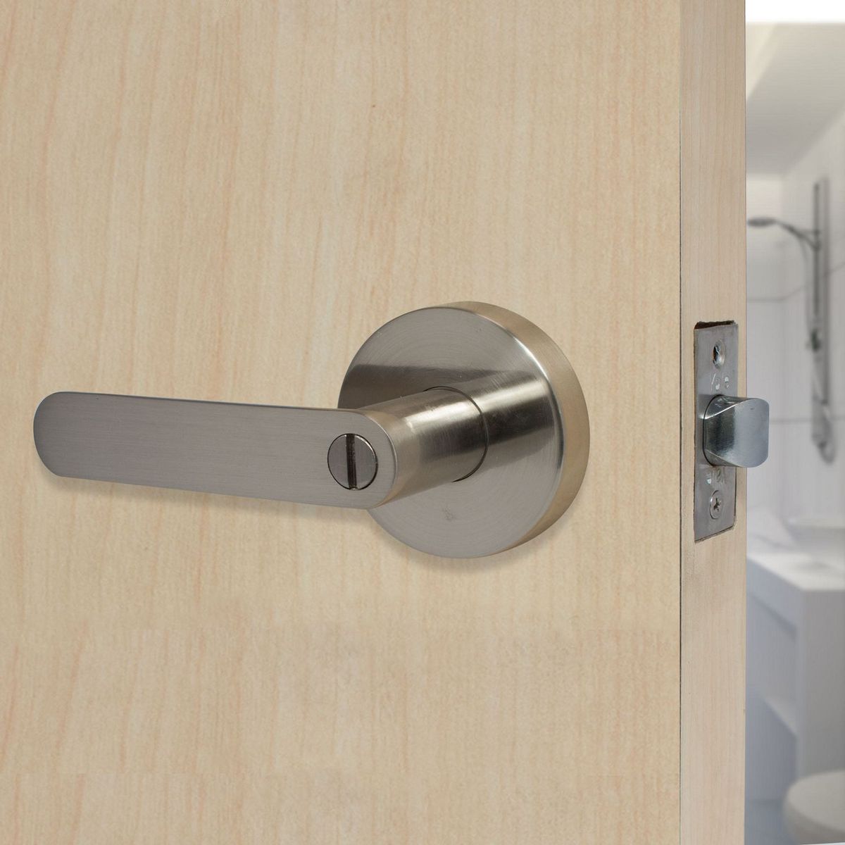 Manija para Baño Níquel Satín, marca Yale - Foto 2