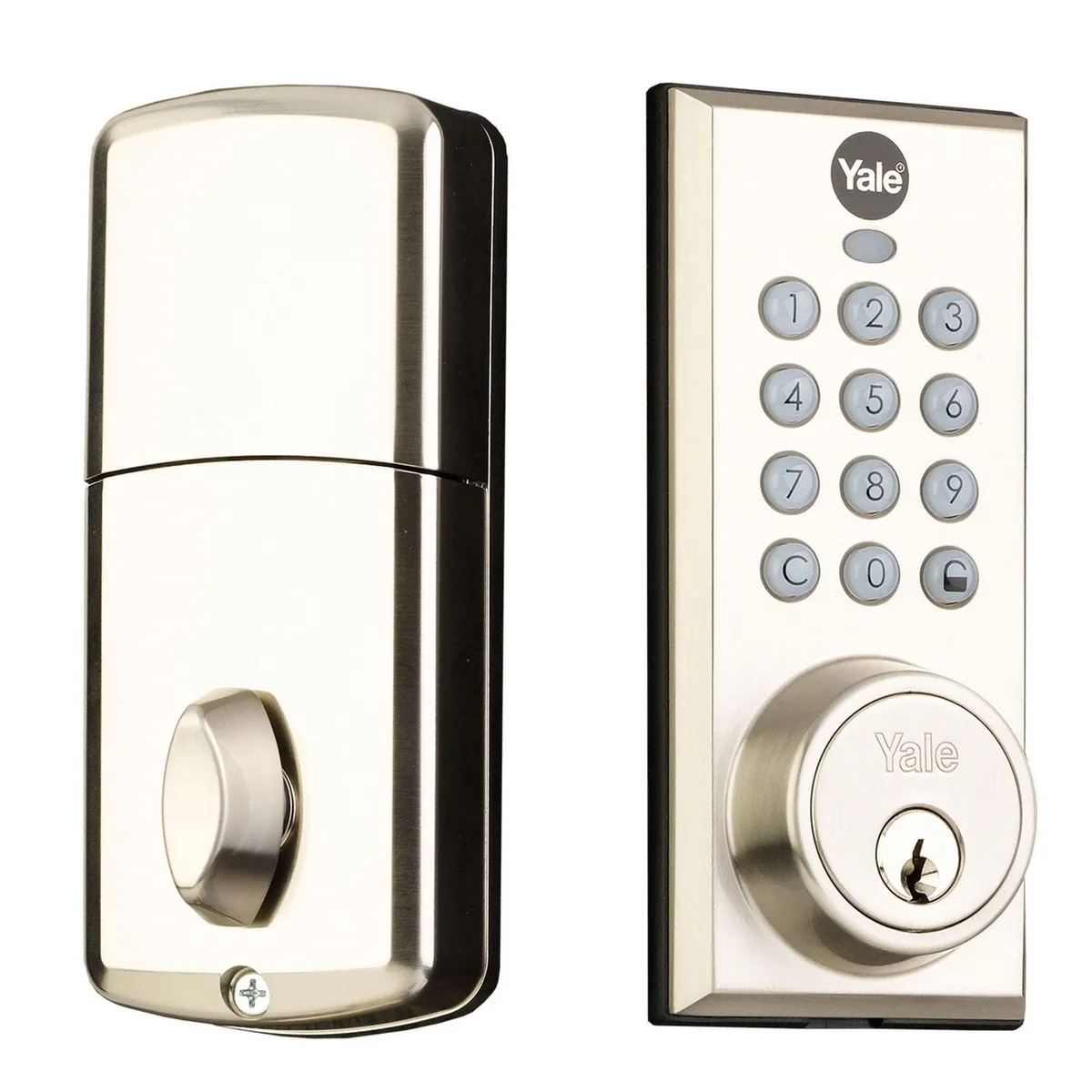 Yale - Cerrojo E-Buttom YDD 114