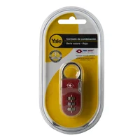 Candado de Combinacion Yale Rojo