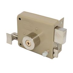 Cerradura de Sobreponer X -720 Derecha Beige